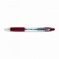 Zebra Technologies 22430 Z Grip Max Ballpoint Retractable Pen- Red Ink- Medium- Dozen YYAZ-ZEB22430